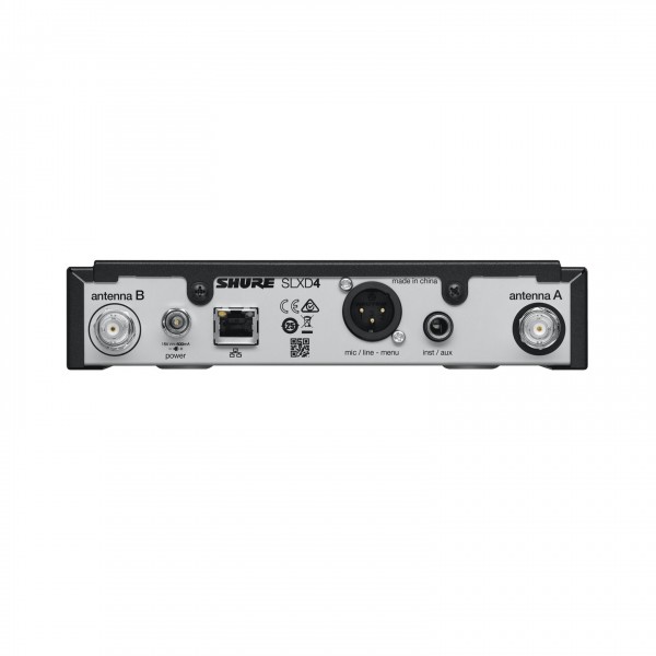 Shure SLXD4UK-K59 Wireless Receiver - back