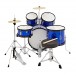 Junior 5 Piece Drum Kit by Gear4music, Blue