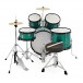 Junior 5 Piece Drum Kit by Gear4music, Green