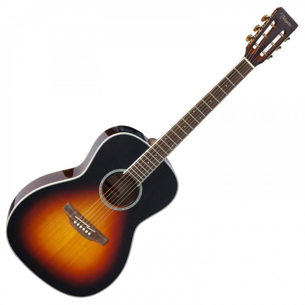 Takamine GY51E New Yorker Electro Acoustic, Brown Sunburst - Front View