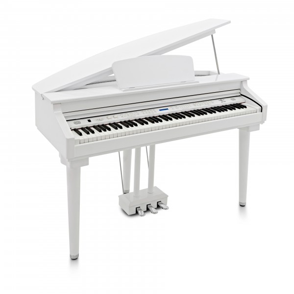 GDP-200 Digital Grand Piano by Gear4music, Gloss White