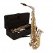 Alto Saxophone by Gear4music, Nickel & Gold