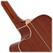 Jumbo Acoustic Guitar by Gear4music, Cedar