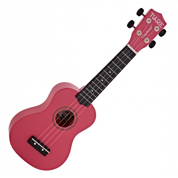 Tanglewood TWTSP Tiare Soprano Size Ukulele, Hot Pink