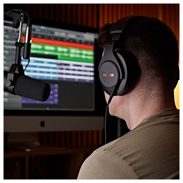 Shure SRH840A Professional Headphones - Podcasting 