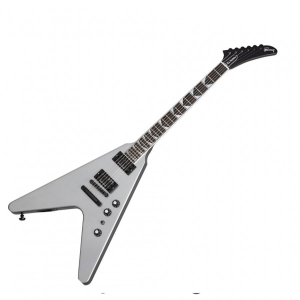 Gibson Dave Mustaine Flying V EXP, Metallic Silver - front