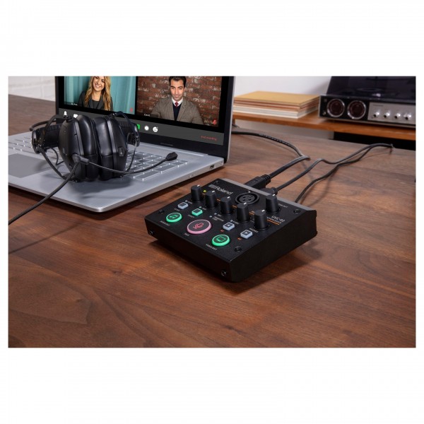 Roland UVC-02 Web Presentation Dock Lifestyle 1