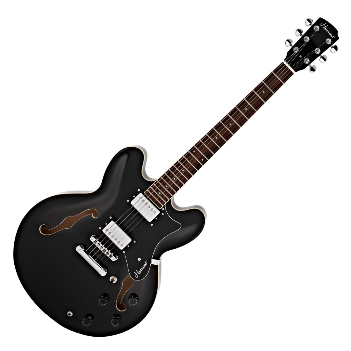 Click to view product details and reviews for Hartwood Revival Semi Acoustic Guitar Jet Black.