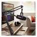 Shure MV7 USB/XLR Podcast Microphone, Black with SRH440 Headphones lifestyle 2