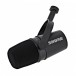 Shure MV7 USB/XLR Podcast Microphone, Black with SRH440 Headphones mic left