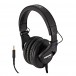 Shure MV7 USB/XLR Podcast Microphone, Black with SRH440 Headphones side
