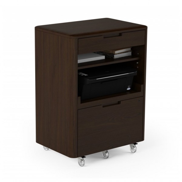 Sola 6817 Multifunction Cabinet Toasted Walnut Angle