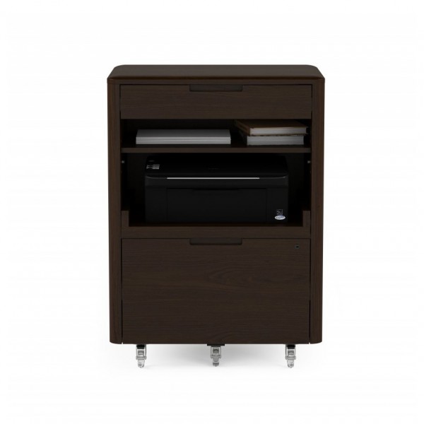 Sola 6817 Multifunction Cabinet Toasted Walnut Angle 2