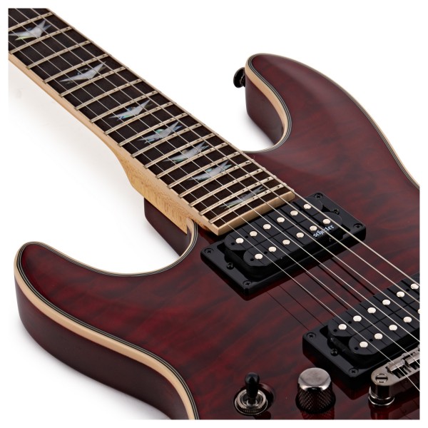 Schecter Omen Extreme-6 Left Handed, Black Cherry