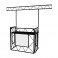 Equinox Truss Booth Overhead Kit (Matt Black)