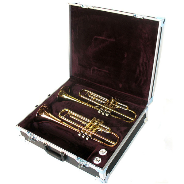 Calzone Double Trumpet Flight Case