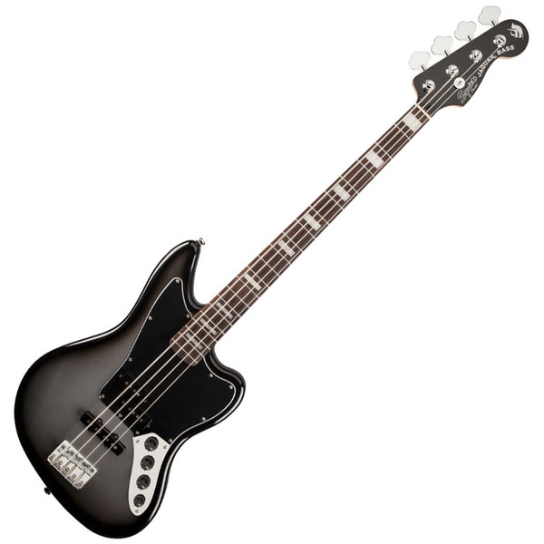 Squier by Fender Troy Sanders Jaguar Bass, Silverburst