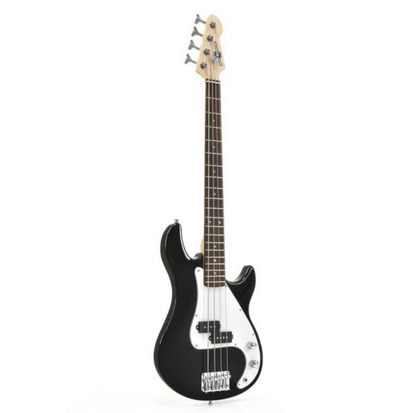3/4 LA Bass Guitar by Gear4music, Black