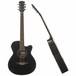 Rocksmith 2014 Xbox 360 + Single Cutaway Electro Acoustic, Black