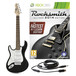 Rocksmith 2014 Xbox 360 + 3/4 LA Left Handed Electric Guitar, Black
