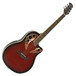 Round Back Electro Acoustic Guitar, Red