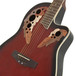 Round Back Electro Acoustic Guitar, Red