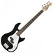 3/4 LA Bass Guitar by Gear4music, Black 