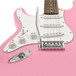 LA Left Handed Electric Guitar, Pink