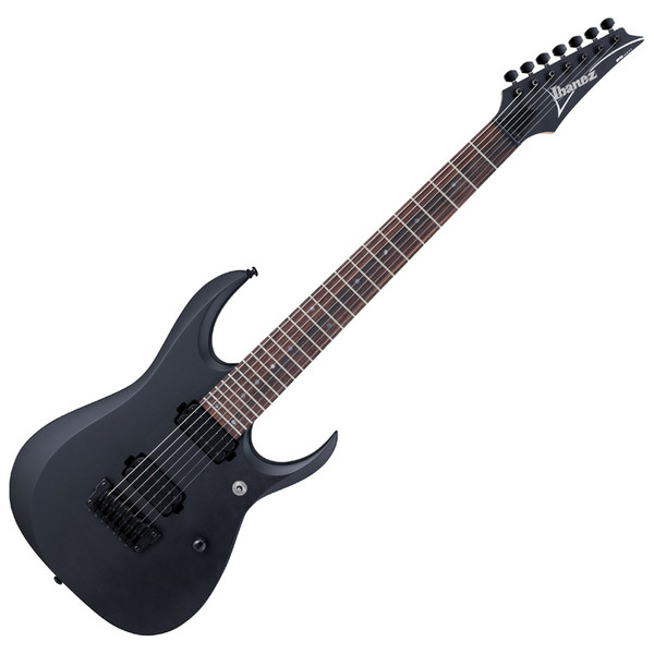 Ibanez RGD7421 7 String Electric Guitar, Black Flat