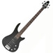 Miami Bass Guitar by Gear4music, Black