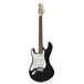 LA Left Handed Electric Guitar, Black