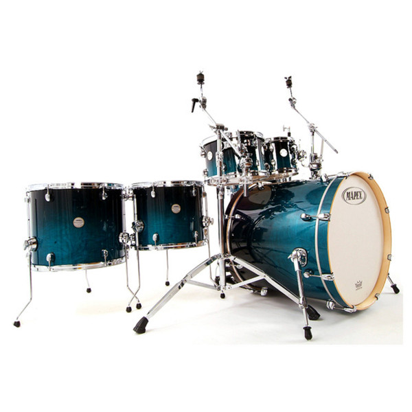 Mapex Meridian Birch LA Fusion 22" Drum Kit, Sapphire Fade
