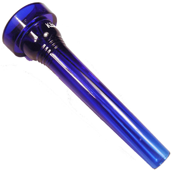 Kelly 7C Trumpet Mouthpiece, Crystal Blue