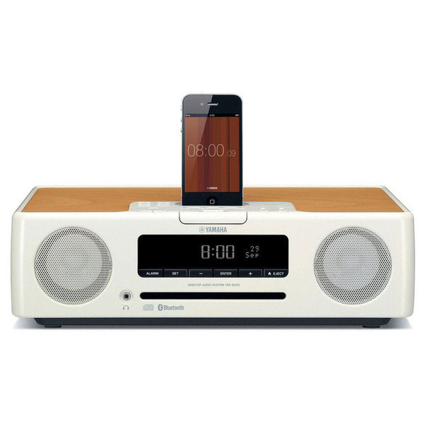Yamaha TSX-132 Speaker System with iPod Dock, White