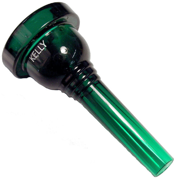 Kelly 5G Trombone Mouthpiece, Crystal Green (Large Shank)