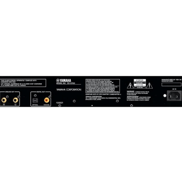 Yamaha CD-S700 CD and USB Audio Player, Black