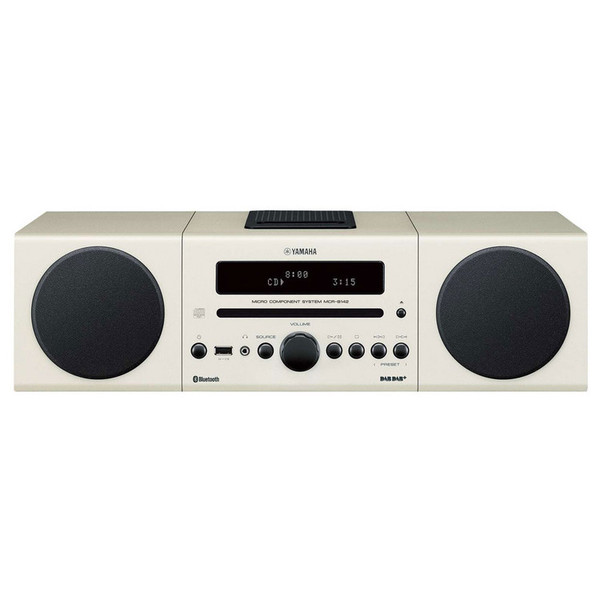 Yamaha MCR-042 Speaker System with iPod Dock, White