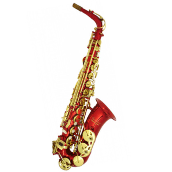 Elkhart 100AS Student Alto Saxophone, Red