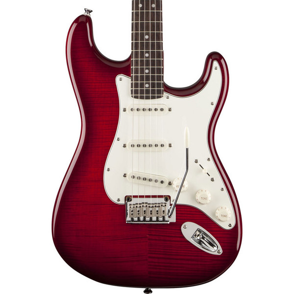 ギター Squier by Fender Stratocaster Standard DISC Squier by Fender Standard Stratocaster FMT, Crimson Red