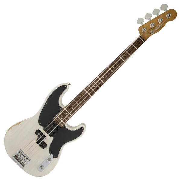 Fender Mike Dirnt Road Worn Precision Bass, RW, White Blonde