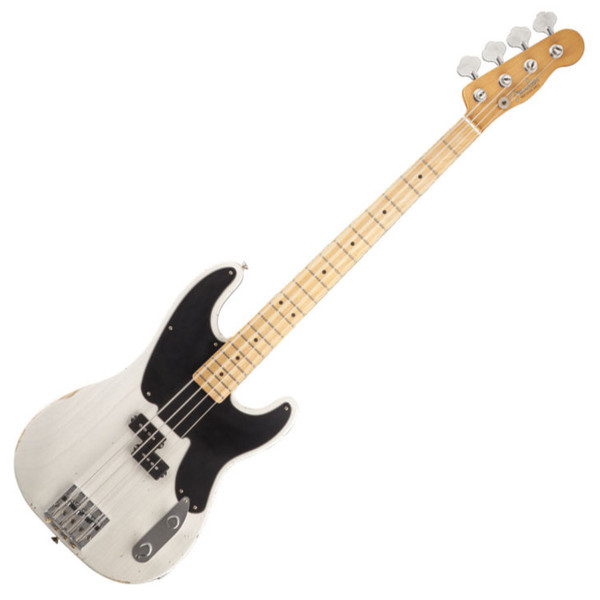 Fender Mike Dirnt Road Worn Precision Bass, MN, White Blonde