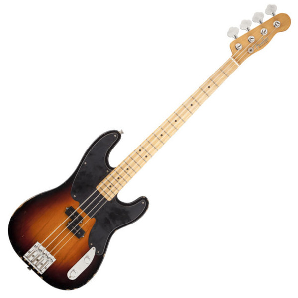 Fender Mike Dirnt Road Worn Precision Bass, MN, 3-Color Sunburst