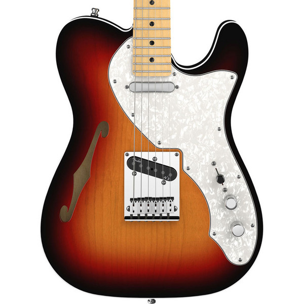 Fender 2013 American Deluxe Telecaster Thinline, MN, 3-Color Sunburst
