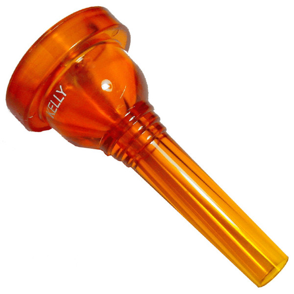 Kelly 12C Trombone Mouthpiece, Crystal Orange (Small Shank)