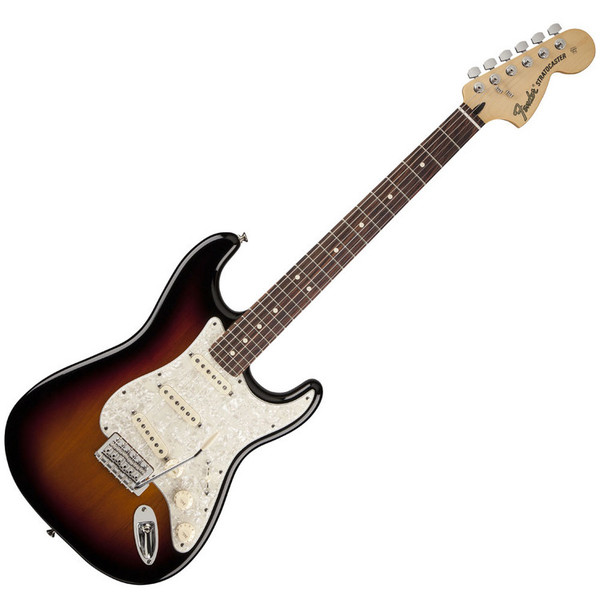 Fender Deluxe Roadhouse Stratocaster, RW, 3-Color Sunburst