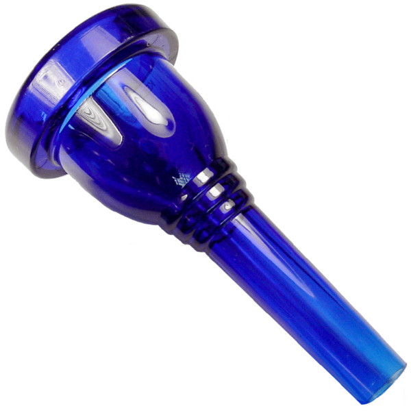 Kelly 18 Tuba Mouthpiece, Crystal Blue