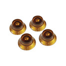 Gibson Top Hat Knobs for Electric Guitar, 4 Pack Amber