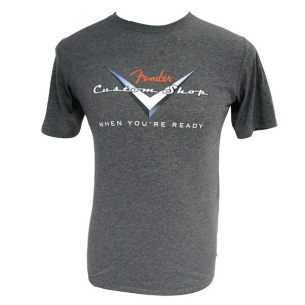 Fender Custom Shop Tee, Charcoal, XXL