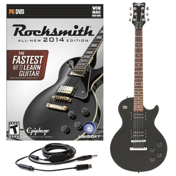 Rocksmith 2014 PC/MAC + New Jersey II Electric Guitar, Black