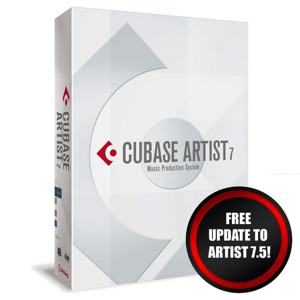 Steinberg Cubase Artist 7 Software with FREE Update to Artist 7.5